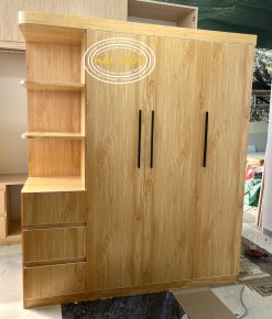 Tủ nhựa cao cấp 3 cánh có kệ